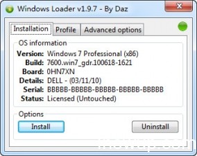 Windows Loader(Win7/2008激活工具)V2.1.5绿色版